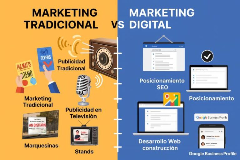 marketing digital vs marketing tradicional